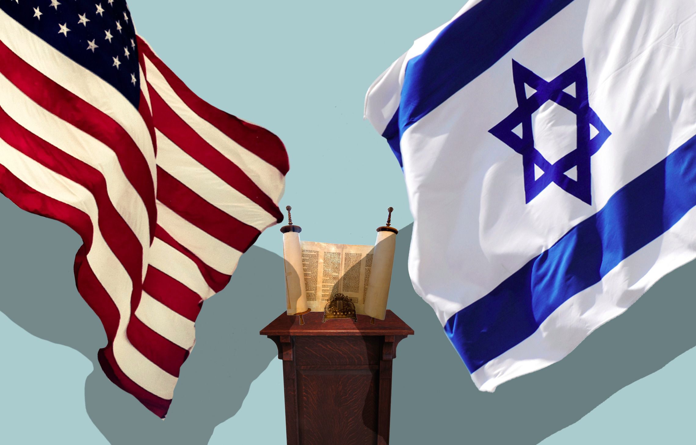 why israeli flags dont belong in synagogue or american jewish american flag