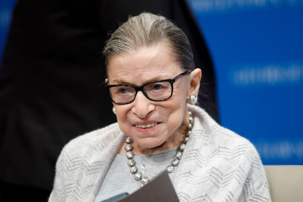 Rbg Wears Torah Collar On Opening Day Of Supreme Court The Forward